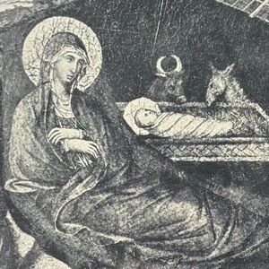 Duccio di Buoninsegna THE NATIVITY Fine Art Print 1908 Vintage Original Antique